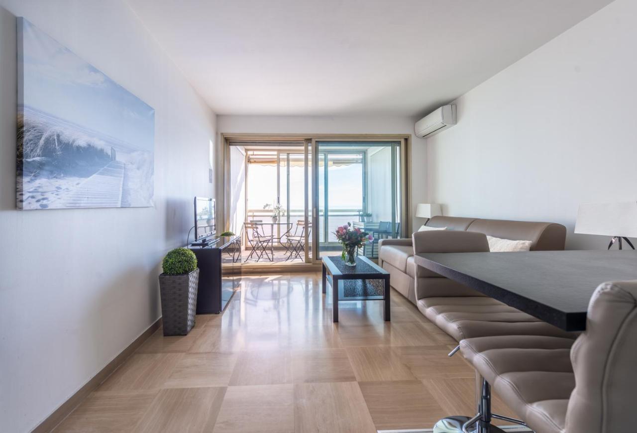 Sea Front - Panoramic Sea View Studio With Terrace Nizza Exterior foto