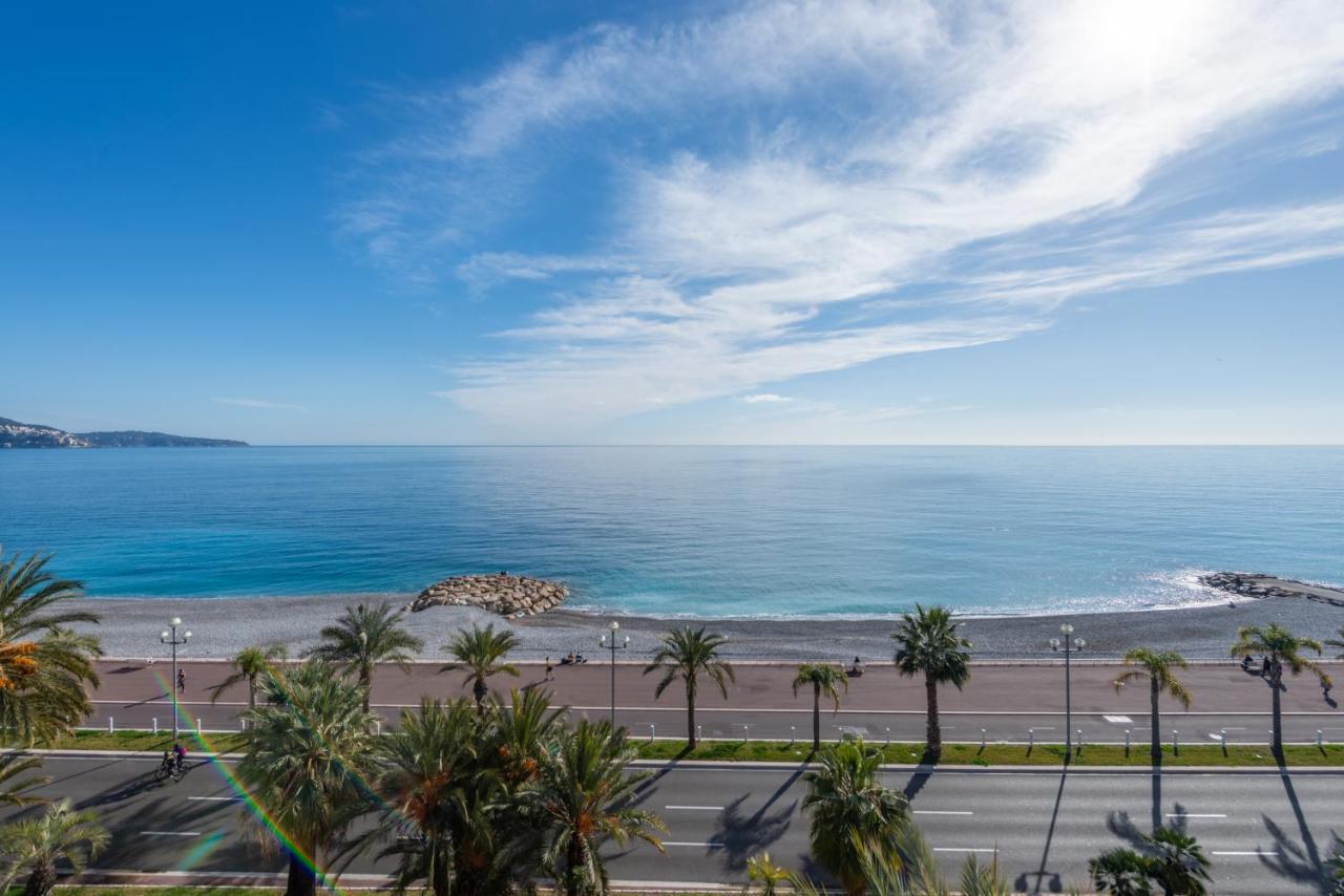 Sea Front - Panoramic Sea View Studio With Terrace Nizza Exterior foto